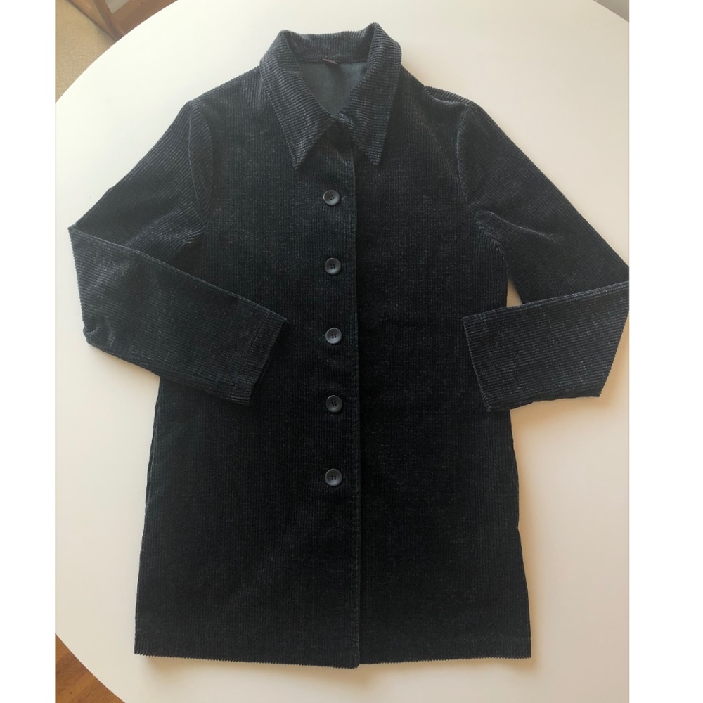 Vintage Corduroy Coat with Buttons